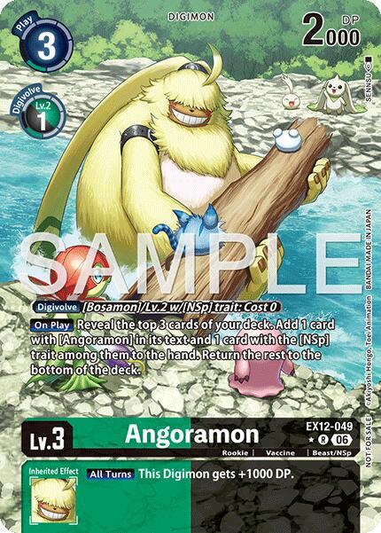 EX12-049 Angoramon Box Topper Single