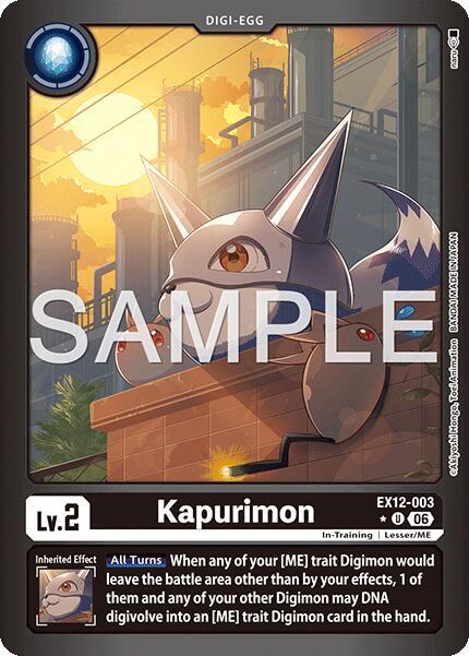 EX12-003 Kapurimon Limited Foil Single