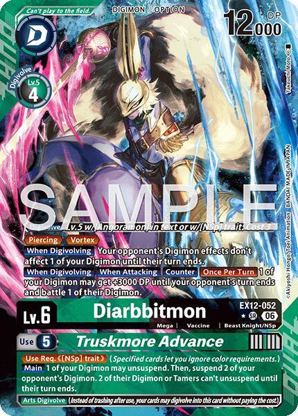 EX12-052 Diarbbitmon Truskmore Advance Alternate Art Single