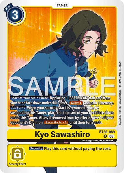BT26-089 Kyo Sawashiro Single
