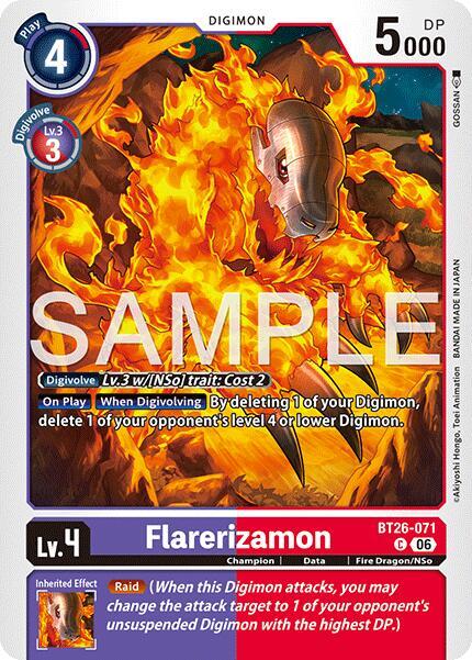 BT26-071 Flarerizamon Single