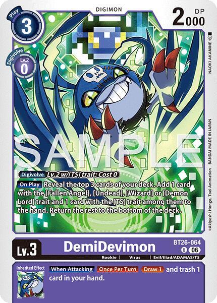 BT26-064 DemiDevimon Single
