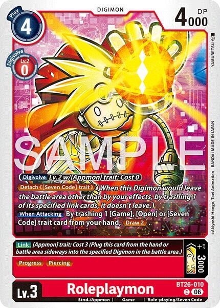 BT26-010 Roleplaymon Single