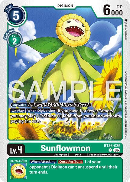 BT26-039 Sunflowmon Single