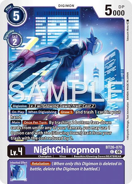 BT26-070 NightChiropmon Single