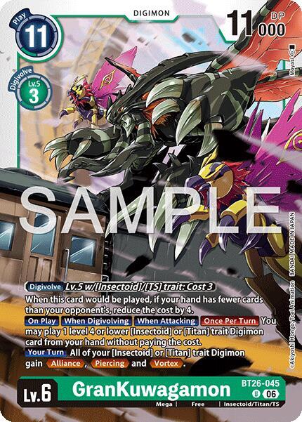 BT26-045 GranKuwagamon Single