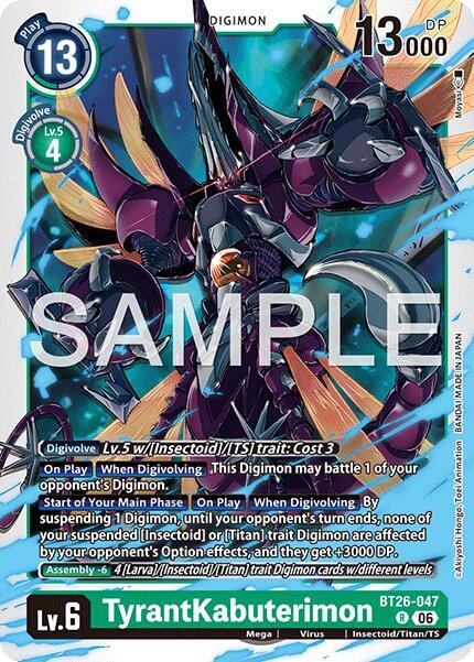 BT26-047 TyrantKabuterimon Single