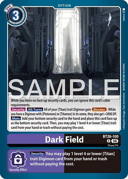 BT26-100 Dark Field Single