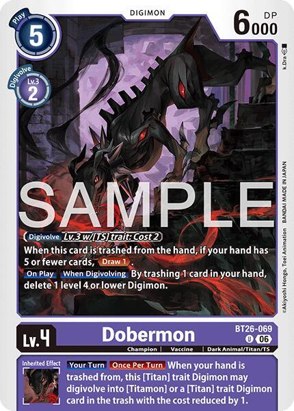BT26-069 Dobermon Single