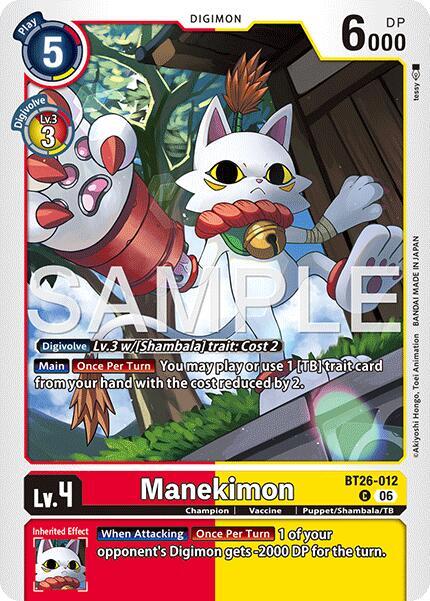 BT26-012 Manekimon Single