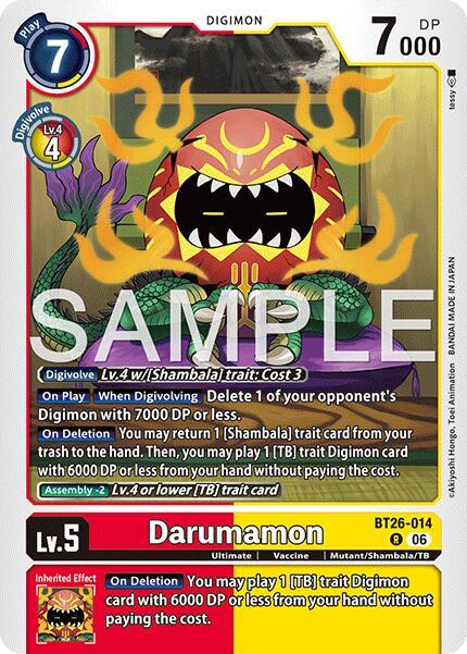 BT26-014 Darumamon Single
