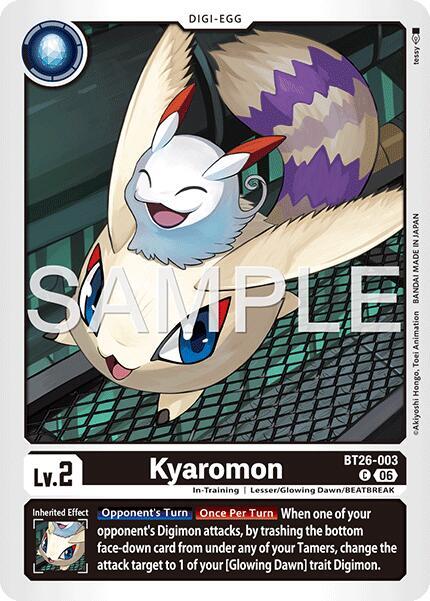 BT26-003 Kyaromon Single