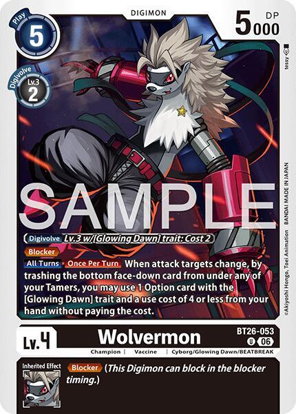 BT26-053 Wolvermon Single
