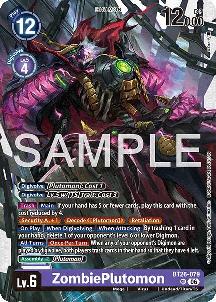 BT26-079 ZombiePlutomon Single