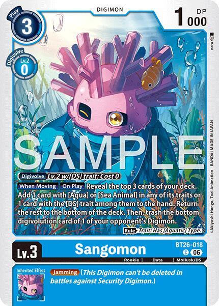 BT26-018 Sangomon Single