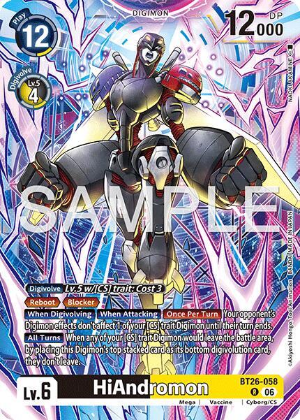 BT26-058 HiAndromon Single
