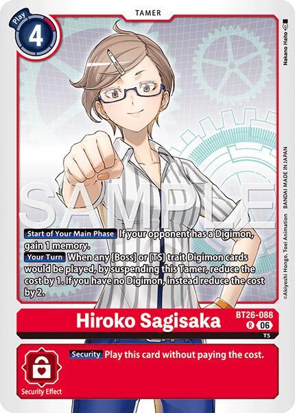 BT26-088 Hiroko Sagisaka Single