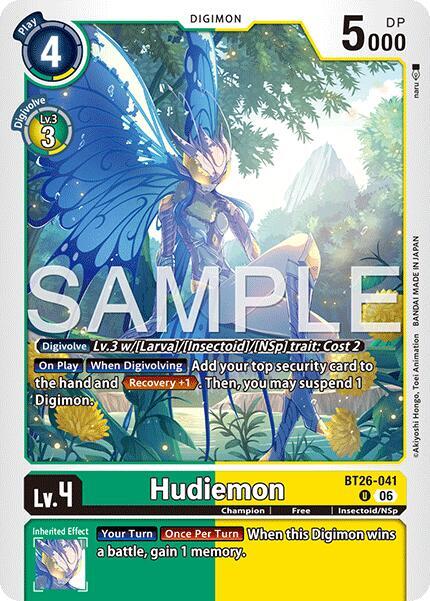 BT26-041 Hudiemon Single