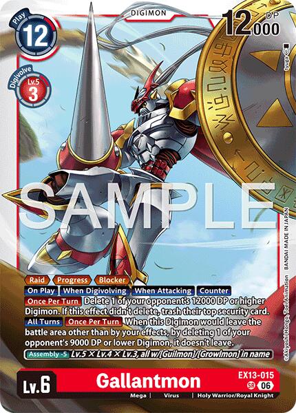 EX13-015 Gallantmon Single