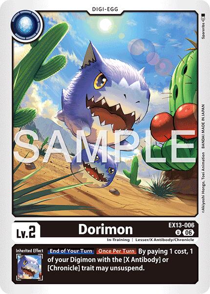 EX13-006 Dorimon Single