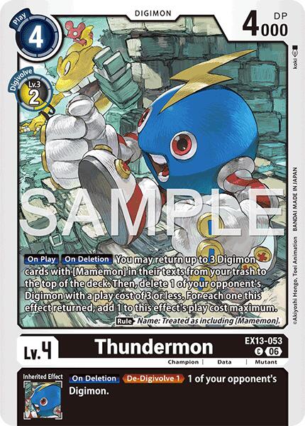 EX13-053 Thundermon Single