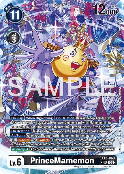 EX13-063 PrinceMamemon Alternate Art Single