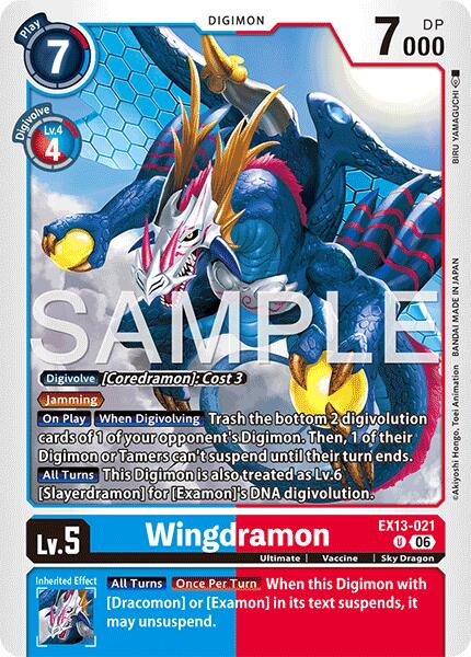 EX13-021 Wingdramon Single