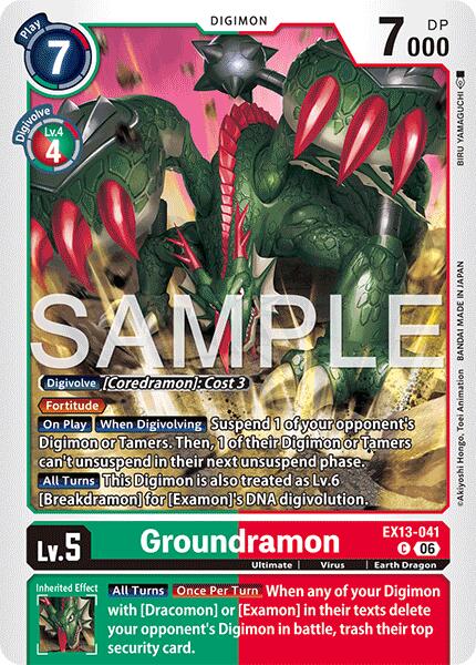 EX13-041 Groundramon Single