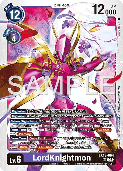 EX13-064 LordKnightmon Single