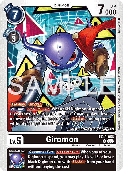 EX13-056 Giromon Single