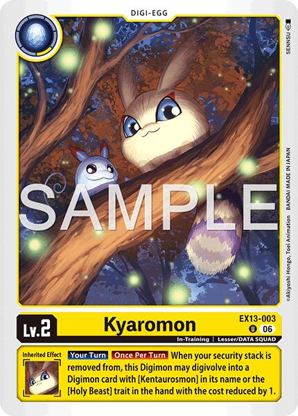 EX13-003 Kyaromon Single