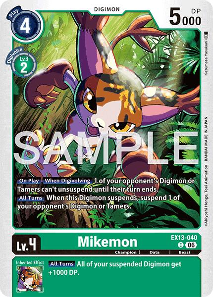 EX13-040 Mikemon Single