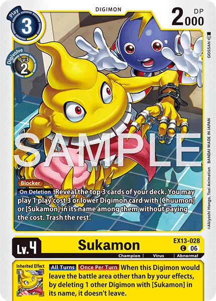 EX13-028 Sukamon Single