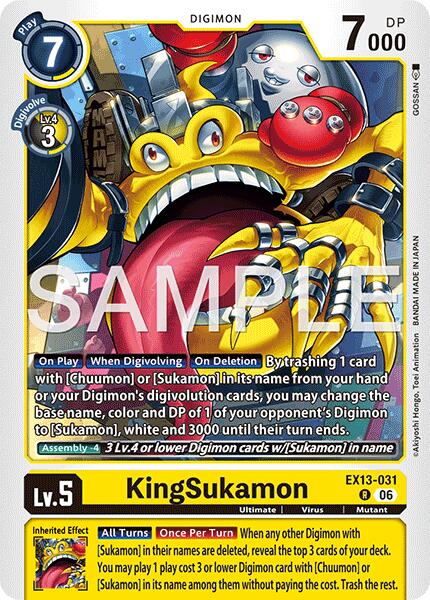 EX13-031 KingSukamon Single