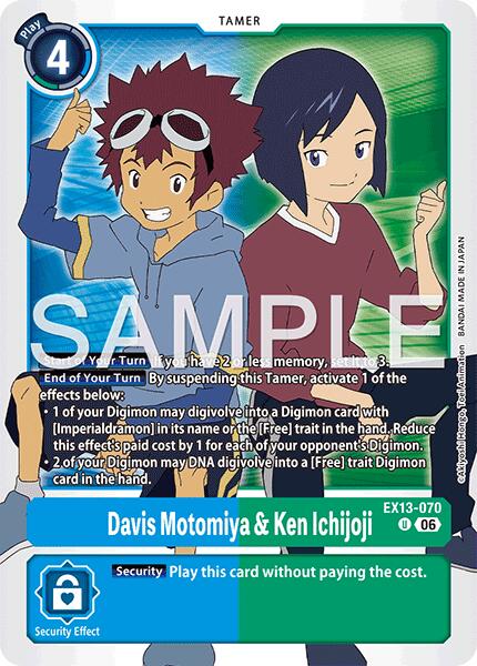 EX13-070 Davis Motomiya and Ken Ichijoji Single