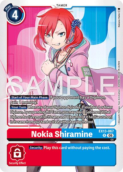 EX13-067 Nokia Shiramine Single