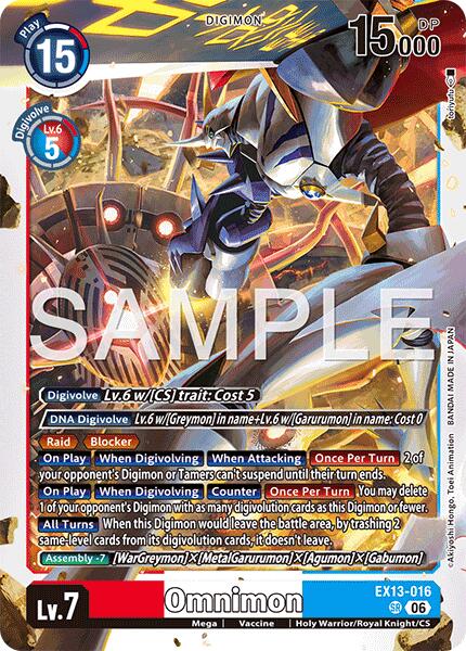 EX13-016 Omnimon Single