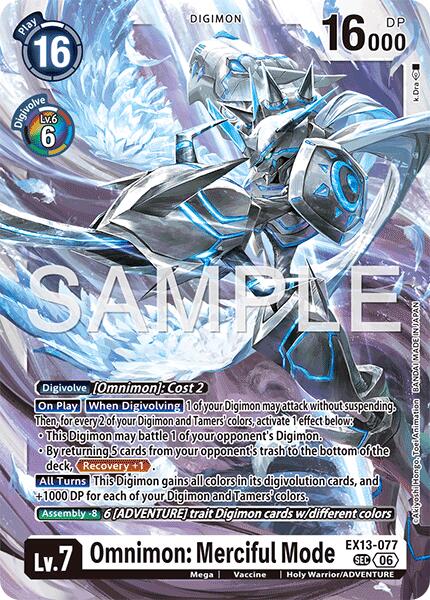 EX13-077 Omnimon Merciful Mode Single
