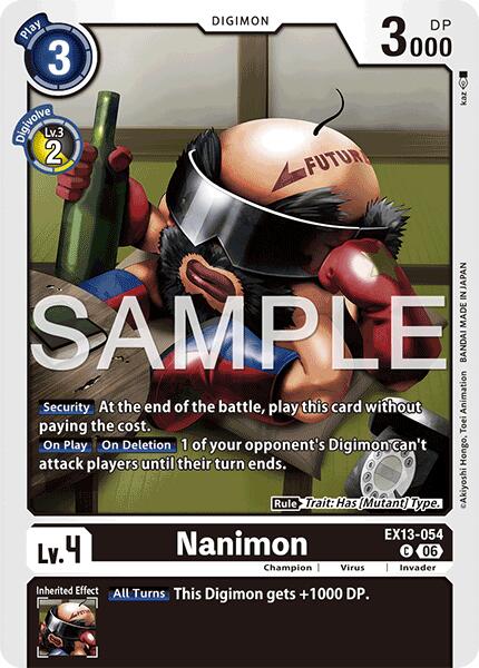 EX13-054 Nanimon Single