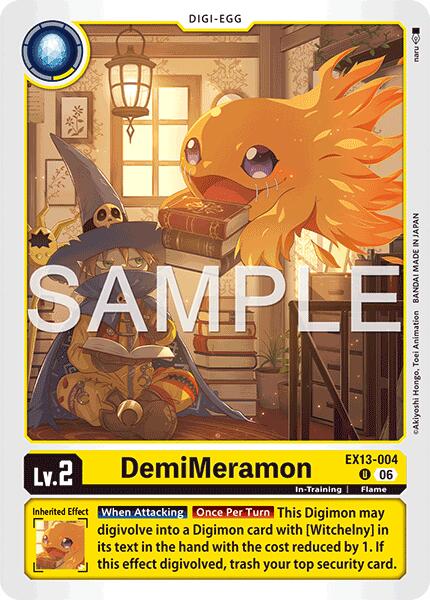 EX13-004 DemiMeramon Single