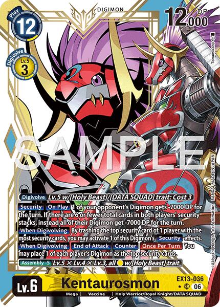 EX13-036 Kentaurosmon Alternate Art Single