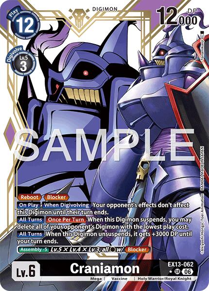 EX13-062 Craniamon Alternate Art Single