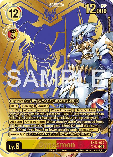 EX13-037 Dynasmon Rare Pull Single