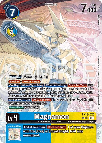 EX13-020 Magnamon SP Single