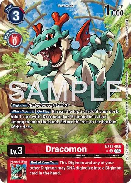EX13-008 Dracomon Extended Art Single