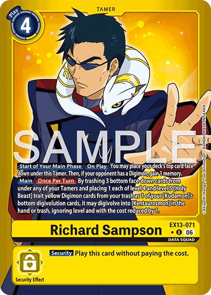 EX13-071 Richard Sampson Limited Foil Single