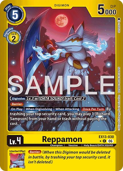 EX13-030 Reppamon Limited Foil Single