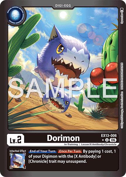 EX13-006 Dorimon Limited Foil Single