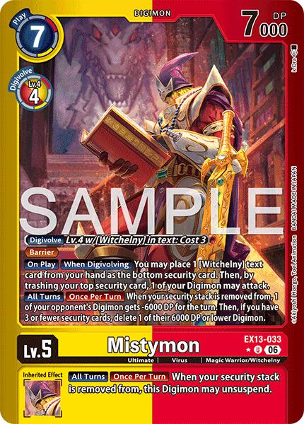 EX13-033 Mistymon Limited Foil Single