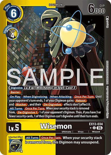 EX13-034 Wisemon Limited Foil Single